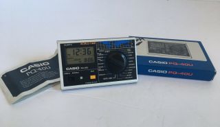 Vintage Casio PQ - 40U Quartz World Time Pocket Travel Size Alarm 3