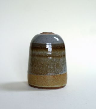 Vase Vessel Vintage Studio Pottery Weed Pot Hand Thrown Spun Mid Century Modern