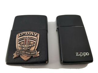 Zippo X 2 - 50yrs D - Day And Small Zippo