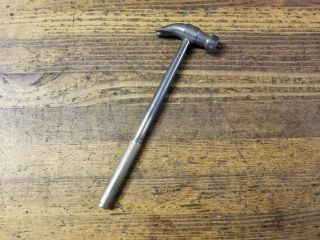 VINTAGE Tools • Rare Claw Peen Steel HAMMER w/ Nested Screwdrivers Woodwork ☆USA 2