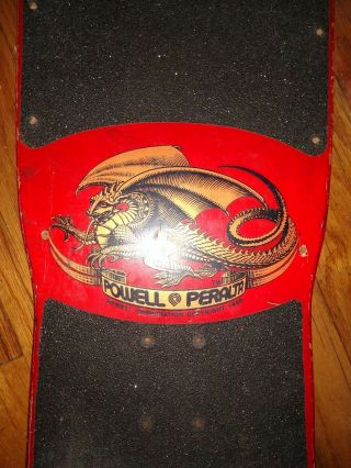 Vintage Rare 1985 Powell Peralta Steve Steadham Skateboard Deck