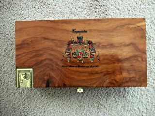 Large 11 " Arturo Fuente Exquisitos Empty Wood Cigar Box With Metal Latch/hinges