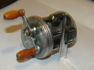 vintage JA COXE fishing reel bail cast model 10 - 2 3