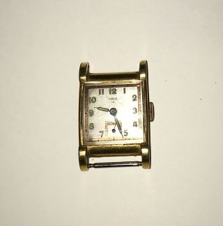 Vintage Oris Unisex Gold Plated Watch