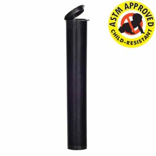116mm Black Doob Tubes | 100 Pack | Container For King Size Pre Rolled Raw Cones