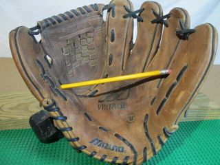 Mizuno Mvt 1300 Vintage Pro Model Retro Leather 13 " Softball Baseball Rht Glove