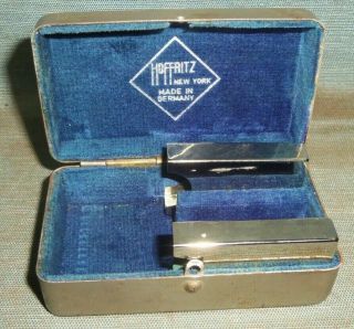 Vintage Hoffritz Germany Safety Razor Metal Box Only