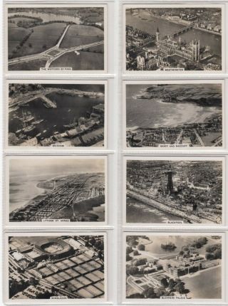 Complete Set Of 48 Vintage British Cards From 1939 Britain From The Air