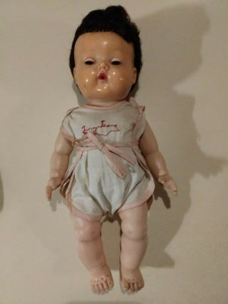 Vtg American Character Doll Tiny Tears Rock A Bye Eyes Outfit & Diaper