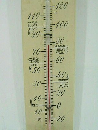 vintage HOLP FUNERAL HOME lebanon ohio ADVERTISING THERMOMETER $9.  95 no rsrv 3