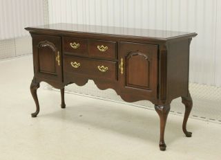 Thomasville Solid Cherry Queen Anne Style Sideboard / Buffet