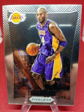 2012 - 13 Panini Prizm Kobe Bryant 24 Base Card Los Angeles Lakers 1st Year 2