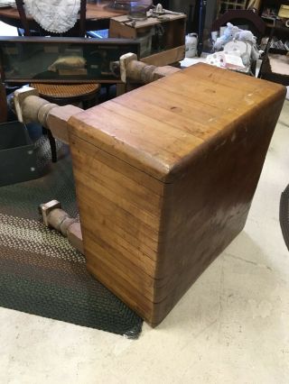 Butcher Block Table - Vintage / Very Heavy