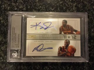 Kyrie Irving Dion Waiters 2012 - 13 National Treasures 11 Vs 12 Dual Auto 24/25
