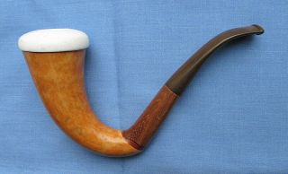 Unusual Vintage Callabash/sherlock Holmes Style Smoking/smokers Pipe