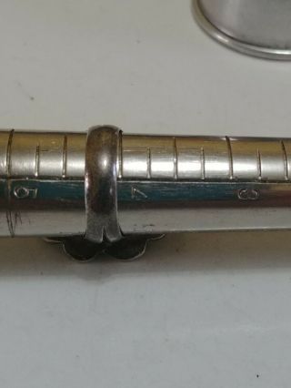 Vintage Southwestern Old Pawn Sterling Silver Ring size 4 Stamp Broken Arrow Z 3