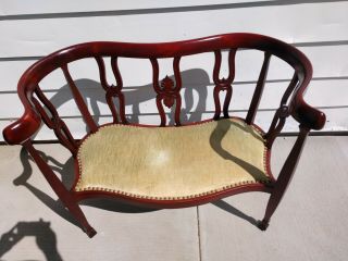 Antique Rosewood Settee Loveseat Couch Chair Parlor Chair