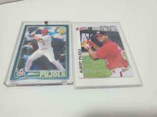 2001 Topps Traded Albert Pujols Rookie Card T247 - Top Prospect - 3b - Nm