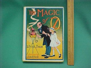 Vintage The Magic Of Oz Frank Baum John Neill Hardcover