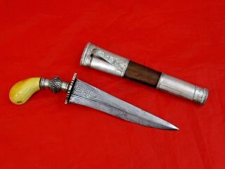 Fine Antique Filipino Moro Dagger South Asia Oriental Blade Sword Philippines