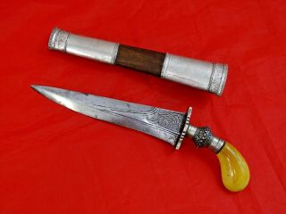 FINE ANTIQUE FILIPINO MORO DAGGER South Asia Oriental blade sword Philippines 2