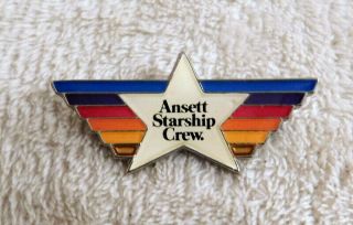 Vintage Ansett Starship Crew Lapel Badge