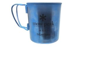 Vtg Blue - Snow Peak Titanium Mug Cup 450ml