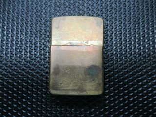 Vintage Zippo Lighter - Solid Brass - 1932 - 1990