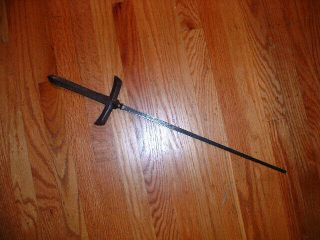 [s903] Japanese Samurai Sword: Signed Jumonji Yari Spear Blade