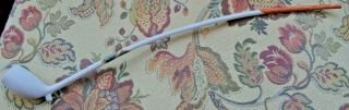 Antique / Vintage Never Been Churchwarden Estate Clay Pipe 17.  Inches Long