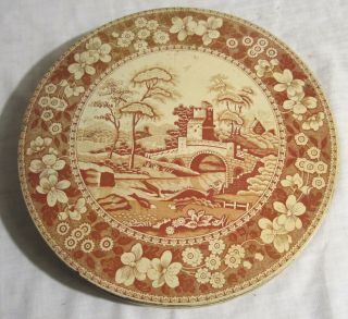 Rare Vintage Willow Pattern Cookie Tin - - Carr & Co.  Ltd. ,  Carlisle,  England