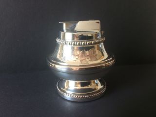 Vintage Ronson Silver Plated Table Lighter.
