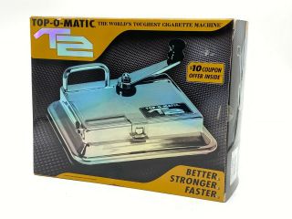 Top - O - Matic T2 Cigarette Rolling Machine W/ Box
