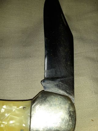 Vintage,  Viking Folding Knife,  By Union Cut.  Co.  /ka - Bar For Eric Wedemeyer