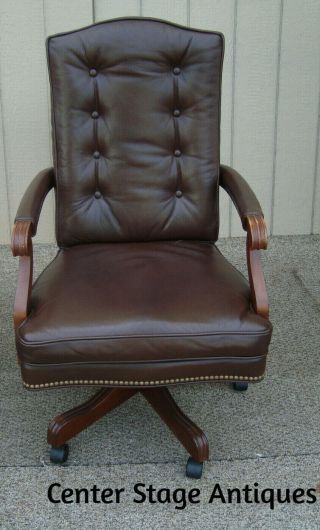61195 Ethan Allen Office Swivel Chair