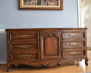 Drexel Heritage French Provincial Louis XV Triple Dresser/ Credenza/Sideboard 2