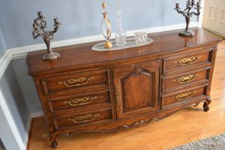 Drexel Heritage French Provincial Louis XV Triple Dresser/ Credenza/Sideboard 3