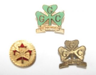 Vintage Girl Guides Of Canada Pins