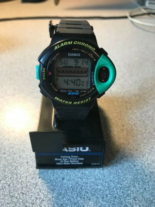 Vintage Casio Jp - 200w Pulse Meter Watch Strap All