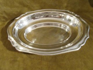 20th C French Sterling Silver Oval Vegetable Dish French 18th C Style 595g Prost