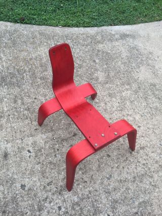 Vintage Eames Herman Miller Lcw Red Chair Parts
