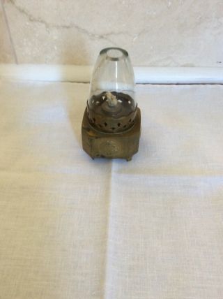 Hong Kong Opium Lantern Vintage Chinese 5 Inches Tall,  Glass With Bubbles