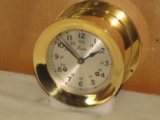 Chelsea Ships Bell Clock Boston Model 4 1/2 " Dial 1976 Restored