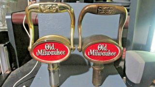 Vintage Old Milwaukee Tap Handles_ Tap Handle Knobs - [read Description] -