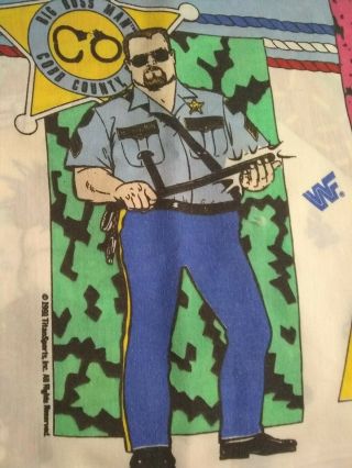 Vintage 1991 WWF Wresting Hulk Hogan Jake The Snake Legion Of Doom Pillowcase 3