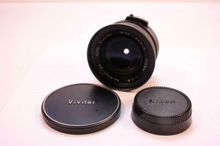 Vintage Vivitar 24mm 1:2.  8 Nikon Mount Wide Angle Lens