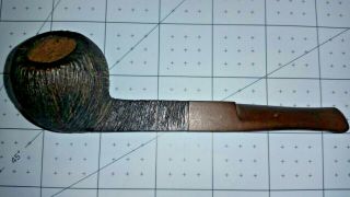 Vintage Shalom Imported Briar Diplomat Estate Pipe With Diamond Shank Israel