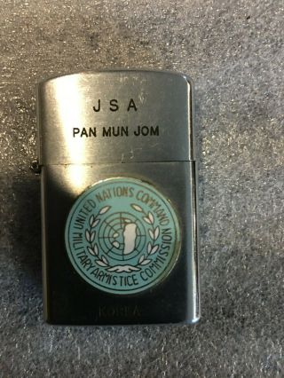 Vintage United Nations Command Military Armistice Commission Lighter