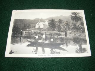 Vintage Postcard Seychelles L 