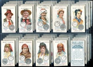 Tobacco Card Set,  Wd & Ho Wills,  Time & Money In Diff Countries,  Currency,  1908